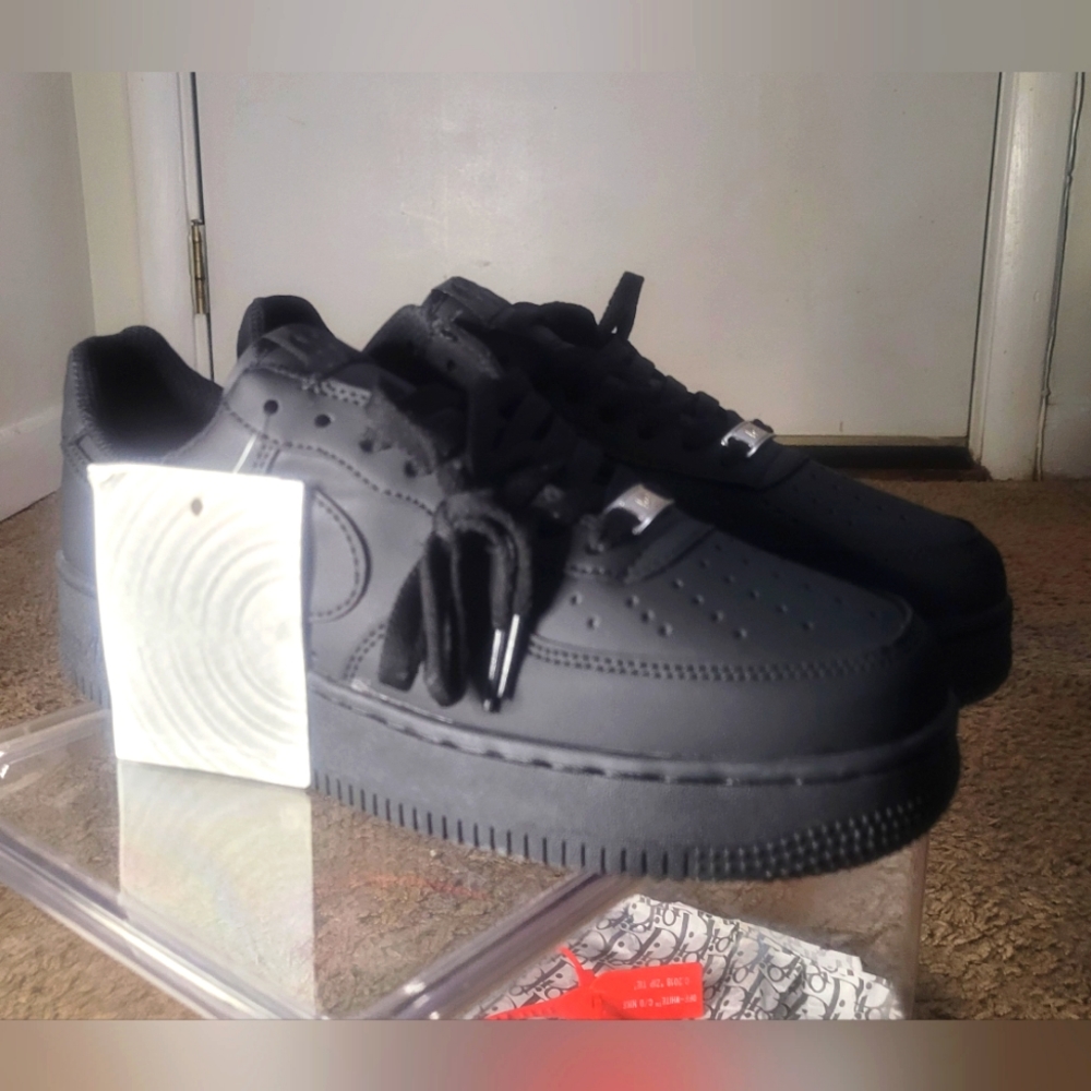 all black air force 1s